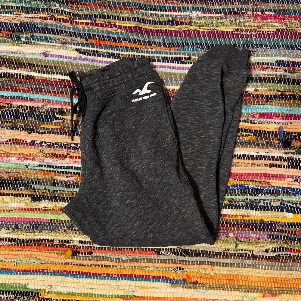 Hollister Charcoal Gray Sweat Pants Sz XS